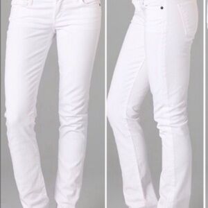 Citizens Of Humanity Straight Leg White Jeans